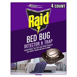 Raid Bed Bug Detector and Trap - 4 Pack