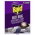 Raid Bed Bug Detector and Trap - 4 Pack