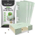Bed Bug Glue Traps - 20 Pack Sticky Monitors