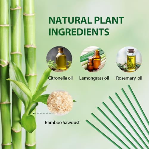 Organic Citronella Oil Mosquito Incense Sticks for Outdoors