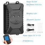 Ultrasonic Car Rodent Repeller with Strobe Light