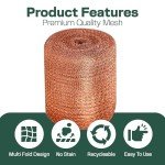 Copper Mesh Rodent Control Kit with Scissors