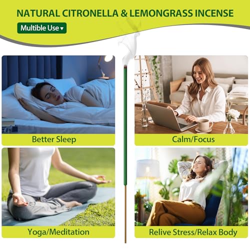 Organic Citronella Oil Mosquito Incense Sticks for Outdoors