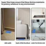 LULUCATCH 12-Pack Sticky Mouse & Insect Traps