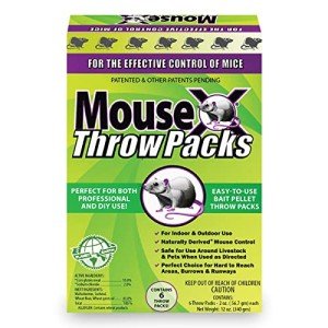 MouseX Throw Packs - Safe Rodent Control for Pets