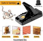 Feeke Indoor Mouse Traps - Quick and Safe 6 Pack