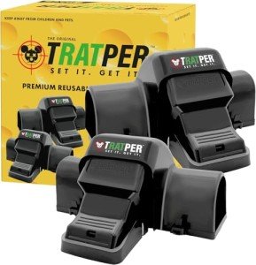 Dual Tunneling Rat and Chipmunk Traps - 2 Pack
