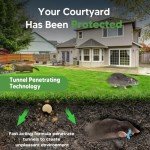 Mole and Vole Repellent for Lawns - Pack of 8