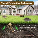 Mole and Vole Repellent - 8 Pack