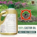 Castor Oil for Moles and Voles Control (33.8 Oz)