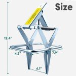2 Pack Reusable Galvanized Steel Mole Traps