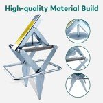 2 Pack Reusable Galvanized Steel Mole Traps