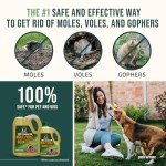 Castor Oil for Moles and Voles Control (33.8 Oz)