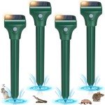 Solar Ultrasonic Mole Repellent Stakes - 4 Pack
