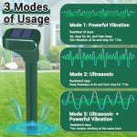 Solar Ultrasonic Mole Repellent Stakes - 4 Pack