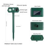 Solar Ultrasonic Pest Repellent Defender - 2 Pack