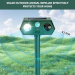 Solar Ultrasonic Pest Repellent Defender - 2 Pack