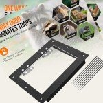 Humane Raccoon One Way Door Trap - Easy Install
