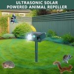 Solar Ultrasonic Pest Repellent Defender - 2 Pack