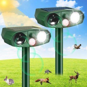 Outdoor Solar Ultrasonic Cat and Animal Repeller