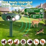 Outdoor Solar Ultrasonic Cat and Animal Repeller