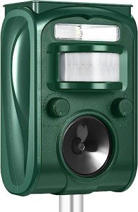 Solar Ultrasonic Cat Repeller - Outdoor Animal Defense