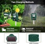 Solar Ultrasonic Cat Repeller - Outdoor Animal Defense