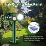 Outdoor Solar Ultrasonic Cat and Animal Repeller