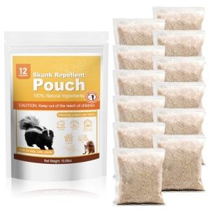 12 Pack Peppermint Skunk Repellent Pouches