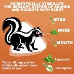 12 Pack Peppermint Skunk Repellent Pouches