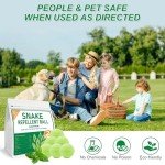 24-Pack Snake Repellent Moth Balls for Yard