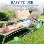 Powerful 24-Pack Snake Repellent Balls for Yard