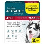 Flea and Tick Prevention for Large Dogs - 4 Pack