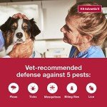 K9 Advantix II Flea, Tick & Mosquito Treatment for Dogs