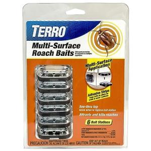 TERRO T500 Indoor Roach Bait Stations - 6 Pack