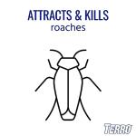 TERRO T500 Indoor Roach Bait Stations - 6 Pack