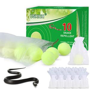10 Pack Snake Repellent Balls for Yard and Garden