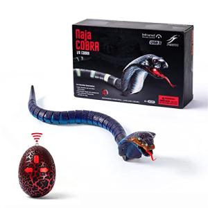 Realistic RC Cobra Snake Toy for Kids and Cats