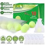 10 Pack Snake Repellent Balls for Yard and Garden