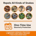 LEBMP Snake Repellent - Pet Safe Yard Protector
