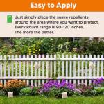 LEBMP Snake Repellent - Pet Safe Yard Protector