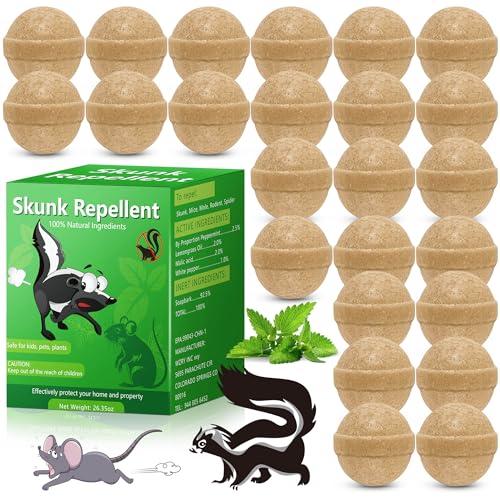 24 Pack Natural Peppermint Skunk Repellent Balls
