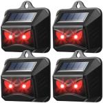 4 Pack Solar Animal Repeller for Garden & Yard