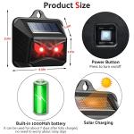 4 Pack Solar Animal Repeller for Garden & Yard