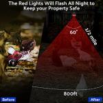 4 Pack Solar Animal Repeller for Garden & Yard