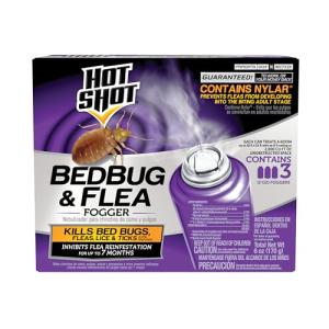 Hot Shot Bed Bug and Flea Fogger 3-Pack