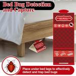 Qualirey Bed Bug Traps - 24 Non-Toxic Detectors