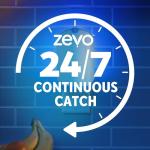 Zevo Indoor Fly Trap with 3 Refill Cartridges