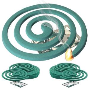W4W Mosquito Repellent Coils - 12 Coils, 6 Stands