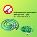 W4W Mosquito Repellent Coils - 12 Coils, 6 Stands